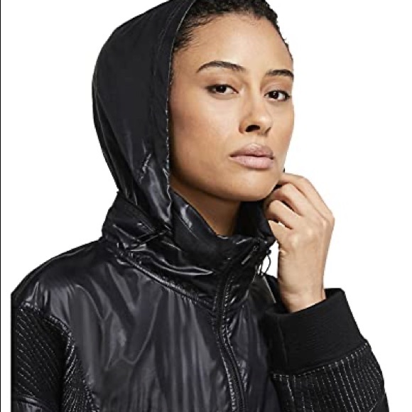 NWT Nike City Ready 1/4 Zip Training Jacket in Black Size Small - Picture 3 of 10